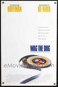 t534 WAG THE DOG DS one-sheet movie poster '97 Dustin Hoffman, De Niro