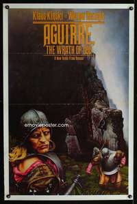 t022 AGUIRRE, THE WRATH OF GOD one-sheet movie poster '72 Klaus Kinski