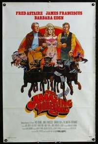 t026 AMAZING DOBERMANS one-sheet movie poster '76 Fred Astaire, Jarvis art!