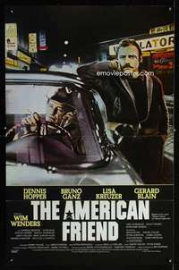 t028 AMERICAN FRIEND one-sheet movie poster '77 Dennis Hopper, Wim Wenders