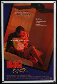 t053 BIG EASY one-sheet movie poster '87 Dennis Quaid, sexy Ellen Barkin!
