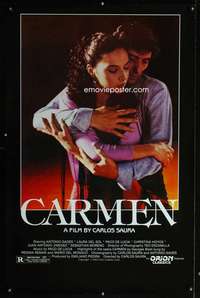 t080 CARMEN one-sheet movie poster '83 Spanish flemenco dancing!