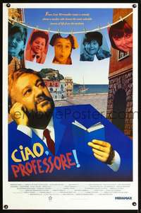 t087 CIAO, PROFESSORE one-sheet movie poster '92 Lina Wertmuller, Italian!