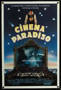 t090 CINEMA PARADISO one-sheet movie poster '89 Tornatore, Philippe Noiret