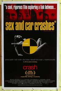 t103 CRASH one-sheet movie poster '96 David Cronenberg, James Spader