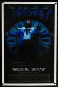 t111 DARK CITY one-sheet movie poster '97 Kiefer Sutherland, cool image!