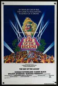 t115 DAY OF THE LOCUST one-sheet movie poster '75 Schlesinger, Byrd art!