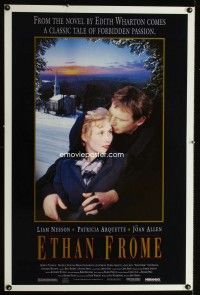 t142 ETHAN FROME one-sheet movie poster '93 Liam Neeson, Patricia Arquette
