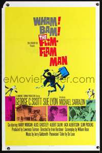 t167 FLIM-FLAM MAN one-sheet movie poster '67 George C. Scott, Sue Lyon