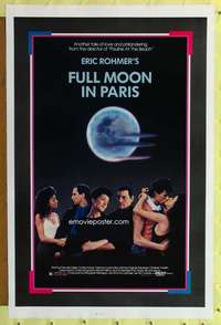 t179 FULL MOON IN PARIS one-sheet movie poster '84 French Techeky Karyo!