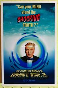 t208 HAUNTED WORLD OF EDWARD D WOOD JR. teaser one-sheet movie poster '96