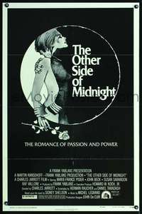 t370 OTHER SIDE OF MIDNIGHT one-sheet movie poster '77 Sidney Sheldon