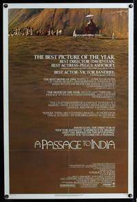 t375 PASSAGE TO INDIA one-sheet movie poster '84 David Lean, E.M. Forster