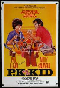 t380 PK & THE KID signed one-sheet movie poster '87 by star Paul Le Mat!