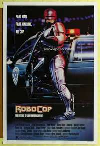 t430 ROBOCOP one-sheet movie poster '87 Paul Verhoeven, classic sci-fi!