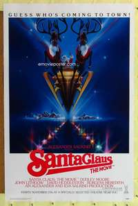t440 SANTA CLAUS THE MOVIE advance one-sheet movie poster '85 Christmas!