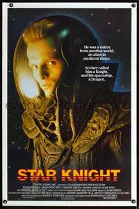 t476 STAR KNIGHT one-sheet movie poster '85 Klaus Kinski, cool sci-fi!