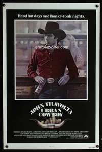 t525 URBAN COWBOY one-sheet movie poster '80 John Travolta, Debra Winger