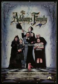 v016 ADDAMS FAMILY DS one-sheet movie poster '91 Julia, Christina Ricci
