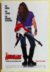 v020 AIRHEADS advance one-sheet movie poster '94 rocker Adam Sandler!