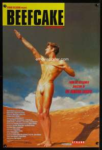 v061 BEEFCAKE one-sheet movie poster '99 hunky Bob Mizer biography!