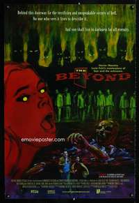 v063 BEYOND one-sheet movie poster R98 Lucio Fulci, Martinez horror art!