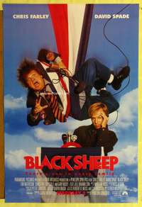 v065 BLACK SHEEP advance one-sheet movie poster '95 Chris Farley, Spade
