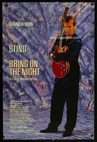 v072 BRING ON THE NIGHT one-sheet movie poster '85 full length Sting!