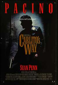 v076 CARLITO'S WAY DS one-sheet movie poster '93 Al Pacino, De Palma