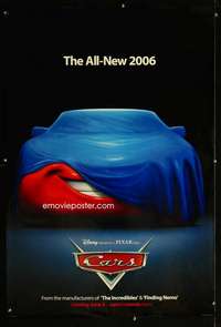 v078 CARS DS teaser one-sheet movie poster '06 Disney, Lightning McQueen!