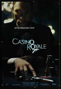 v082 CASINO ROYALE DS teaser one-sheet movie poster '06 Craig, James Bond