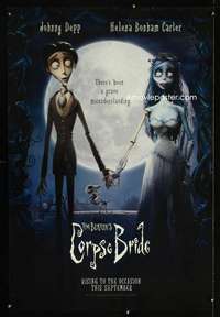 v092 CORPSE BRIDE DS teaser one-sheet movie poster '05 Tim Burton, cool!