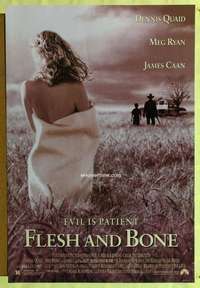 v136 FLESH & BONE DS one-sheet movie poster '93 Dennis Quaid, Meg Ryan