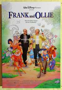 v139 FRANK & OLLIE DS one-sheet movie poster '95 Disney, Thomas, Johnston