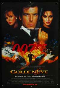 v145 GOLDENEYE DS int'l advance one-sheet movie poster '95 James Bond!