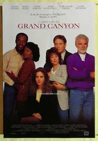 v150 GRAND CANYON DS one-sheet movie poster '91 Danny Glover, Kevin Kline