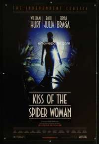 v190 KISS OF THE SPIDER WOMAN one-sheet movie poster R2001 cool Mahon art!