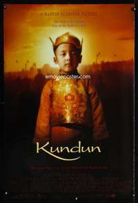 v191 KUNDUN DS one-sheet movie poster '97 Martin Scorsese, Tibet, China!