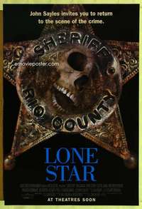 v201 LONE STAR SS advance one-sheet movie poster '96 John Sayles, cool!