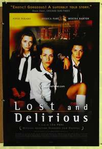 v206 LOST & DELIRIOUS one-sheet movie poster '01 sexy boarding school girls!