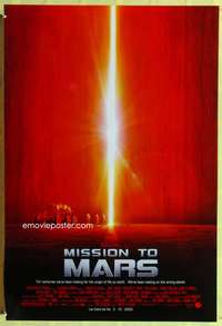 v233 MISSION TO MARS DS advance one-sheet movie poster '00 Brian De Palma