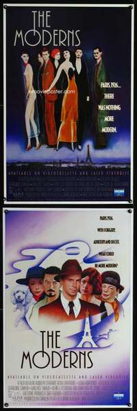 v235 MODERNS 2-sided video one-sheet movie poster '88 cool artwork images!