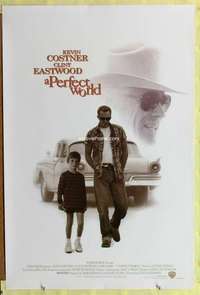 v263 PERFECT WORLD DS one-sheet movie poster '93 Clint Eastwood, Costner