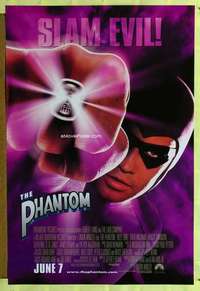 v264 PHANTOM advance one-sheet movie poster '96 Billy Zane slams evil!