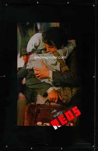 v288 REDS heavy stock one-sheet movie poster '81 Warren Beatty, Diane Keaton