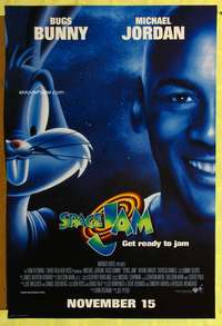 v330 SPACE JAM DS advance one-sheet movie poster '96 Michael Jordan & Bugs!