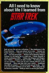 v336 STAR TREK commercial movie poster R92 The Enterprise!
