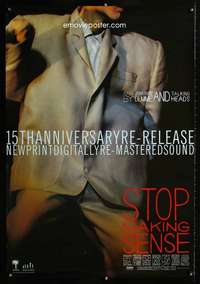 v342 STOP MAKING SENSE one-sheet movie poster R99 Demme, Talking Heads!
