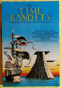 v360 TIME BANDITS one-sheet movie poster '81 John Cleese, Sean Connery