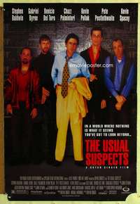 v381 USUAL SUSPECTS DS 1sh movie poster '95 Kevin Spacey, Singer